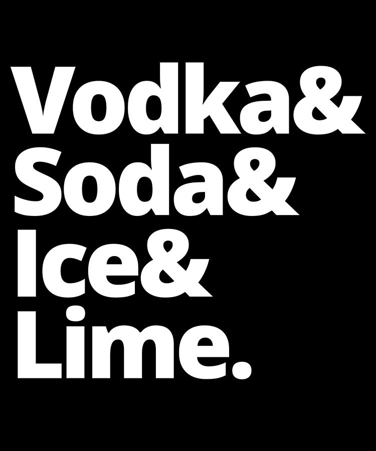 Lime Digital Art - Vodka Soda Ice Lime by Jacob Zelazny
