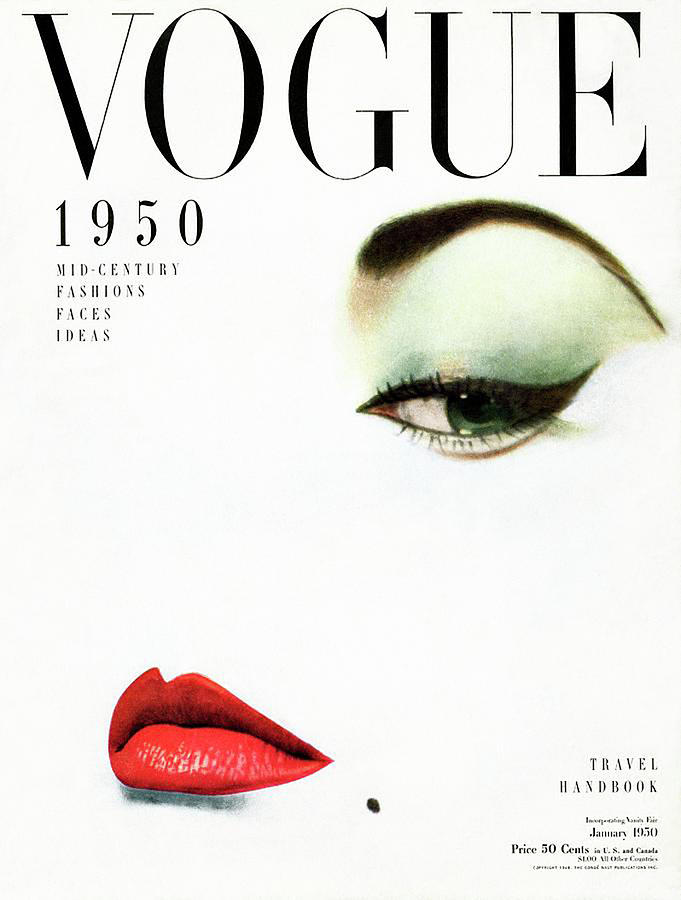 Vintage Digital Art - Vogue Cover Of Jean Patchett by Matthew Baker