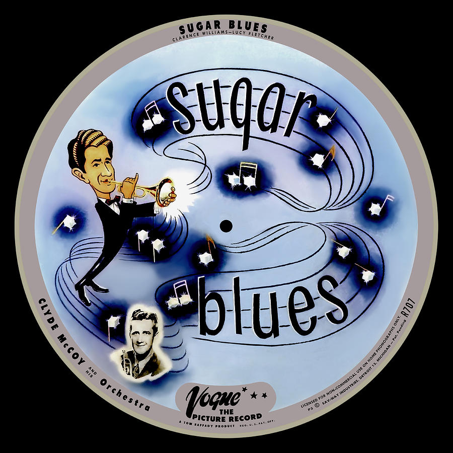 Vogue Record Art - R 707 - P 5, Black Logo - Square Version Digital Art by John Robert Beck Vogue Record Art - R 707 - P 5, Black Logo - Square Version Digital Art by John Robert Beck