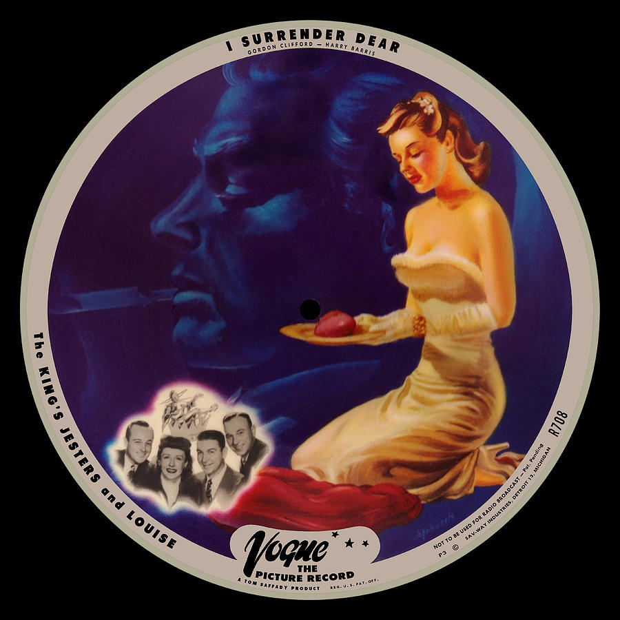 Vogue Digital Art - Vogue Record Art - R 708 - P 3 - Square Version by John Robert Beck Vogue Digital Art - Vogue Record Art - R 708 - P 3 - Square Version by John Robert Beck