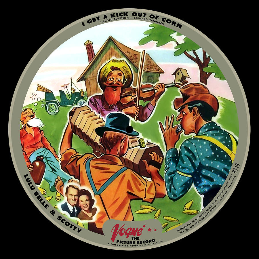 Vogue Digital Art - Vogue Record Art - R 719 - P 43 - Square Version by Studio B Prints Vogue Digital Art - Vogue Record Art - R 719 - P 43 - Square Version by Studio B Prints