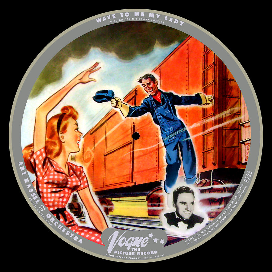 Vogue Digital Art - Vogue Record Art - R 723 - P 14 - Square Version by John Robert Beck Vogue Digital Art - Vogue Record Art - R 723 - P 14 - Square Version by John Robert Beck
