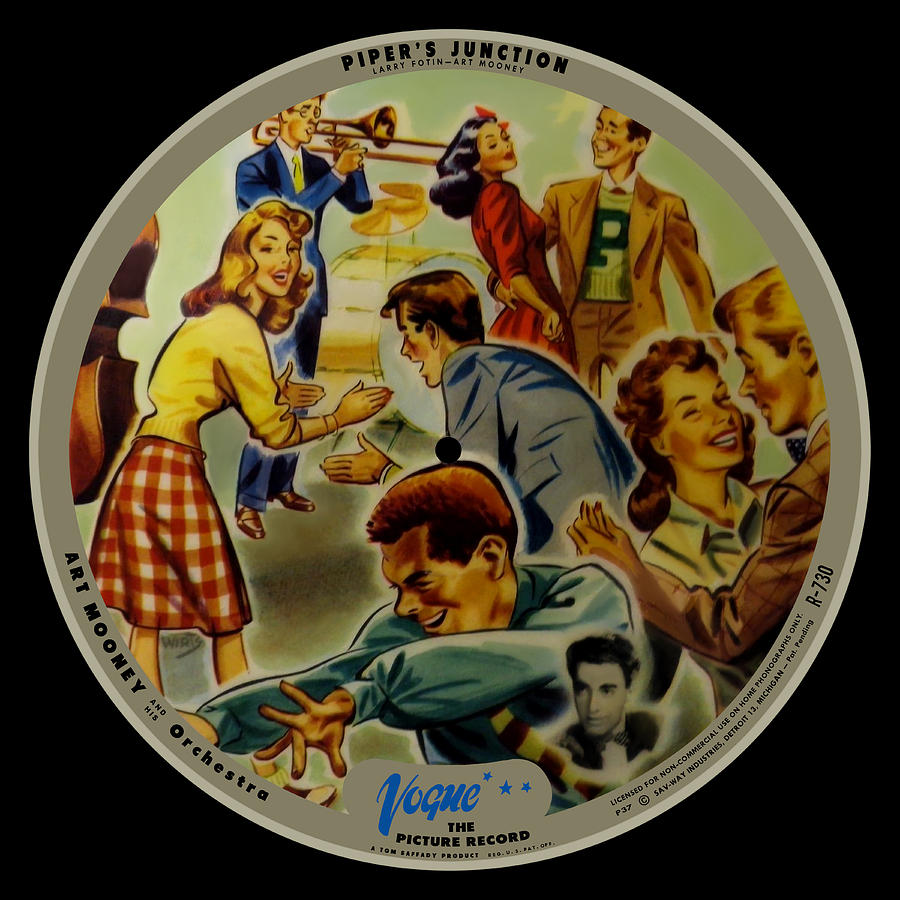 Vogue Digital Art - Vogue Record Art - R 730 - P 37 - Square Version by John Robert Beck Vogue Digital Art - Vogue Record Art - R 730 - P 37 - Square Version by John Robert Beck