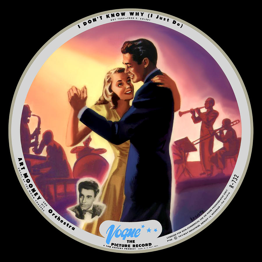 Vogue Digital Art - Vogue Record Art - R 732 - P 40 - Square Version by John Robert Beck Vogue Digital Art - Vogue Record Art - R 732 - P 40 - Square Version by John Robert Beck
