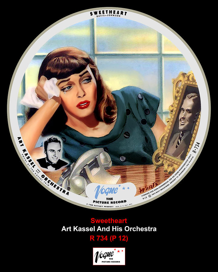 Vogue Digital Art - Vogue Record Art - R 734 - P 12 by John Robert Beck Vogue Digital Art - Vogue Record Art - R 734 - P 12 by John Robert Beck