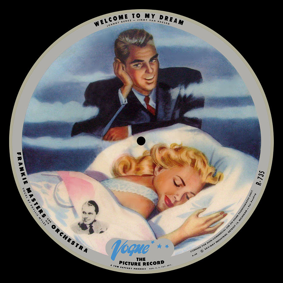 Vogue Digital Art - Vogue Record Art - R 735 - P 46 - Square Version by John Robert Beck Vogue Digital Art - Vogue Record Art - R 735 - P 46 - Square Version by John Robert Beck