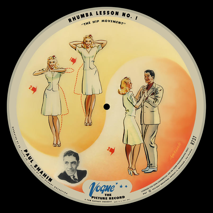 Vogue Digital Art - Vogue Record Art - R 737 - P 67 - Square Version by John Robert Beck Vogue Digital Art - Vogue Record Art - R 737 - P 67 - Square Version by John Robert Beck