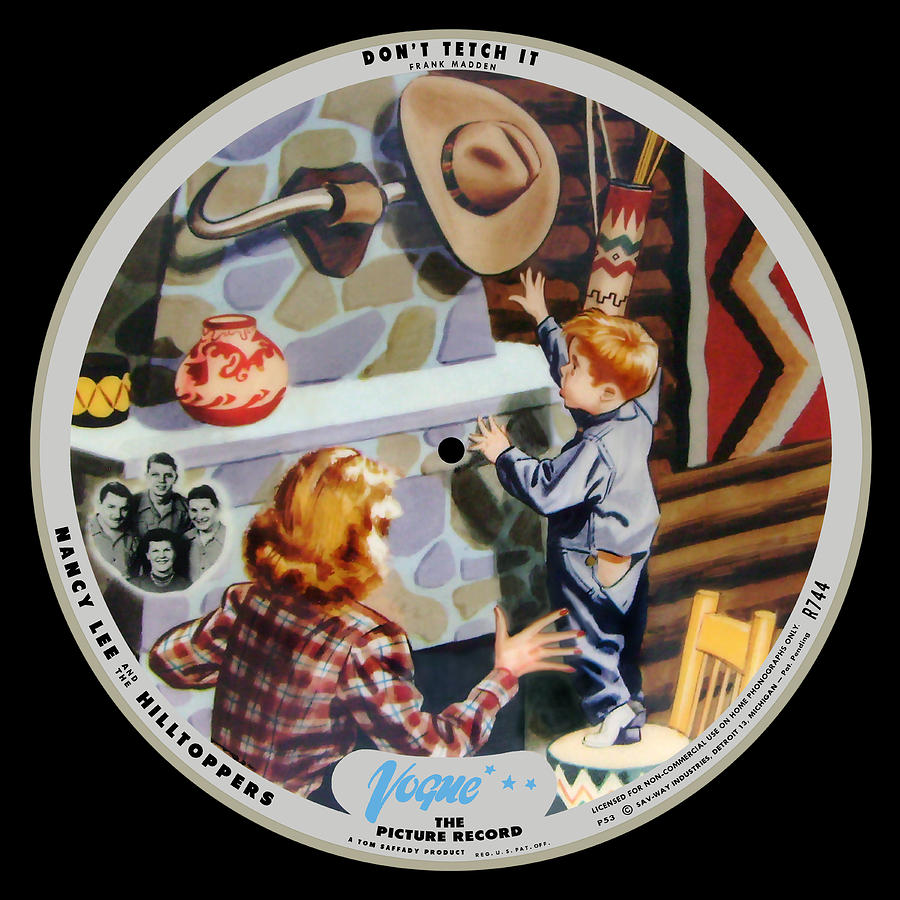 Vogue Digital Art - Vogue Record Art - R 744 - P 53 - Square Version by John Robert Beck Vogue Digital Art - Vogue Record Art - R 744 - P 53 - Square Version by John Robert Beck