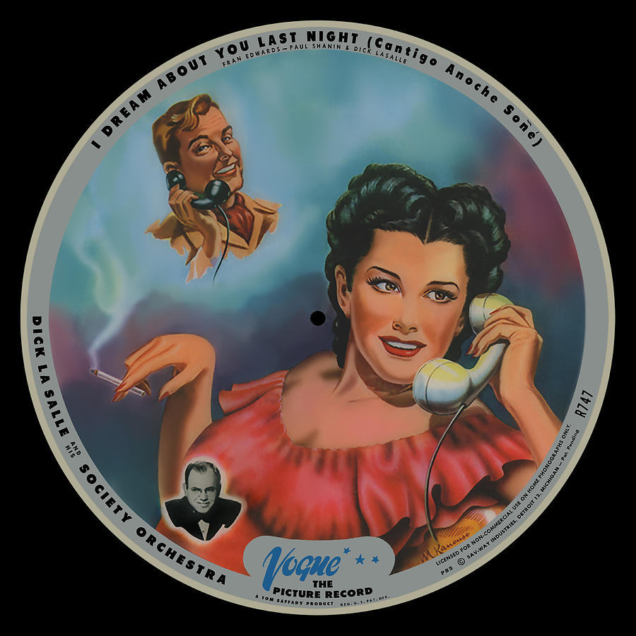 Vogue Digital Art - Vogue Record Art - R 747 - P 85 - Square Version by John Robert Beck Vogue Digital Art - Vogue Record Art - R 747 - P 85 - Square Version by John Robert Beck
