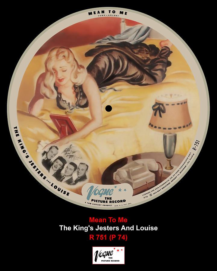 Vogue Digital Art - Vogue Record Art - R 751 - P 74 by Studio B Prints Vogue Digital Art - Vogue Record Art - R 751 - P 74 by Studio B Prints