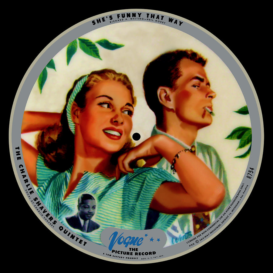 Vogue Digital Art - Vogue Record Art - R 754 - P 92 - Square Version by John Robert Beck Vogue Digital Art - Vogue Record Art - R 754 - P 92 - Square Version by John Robert Beck