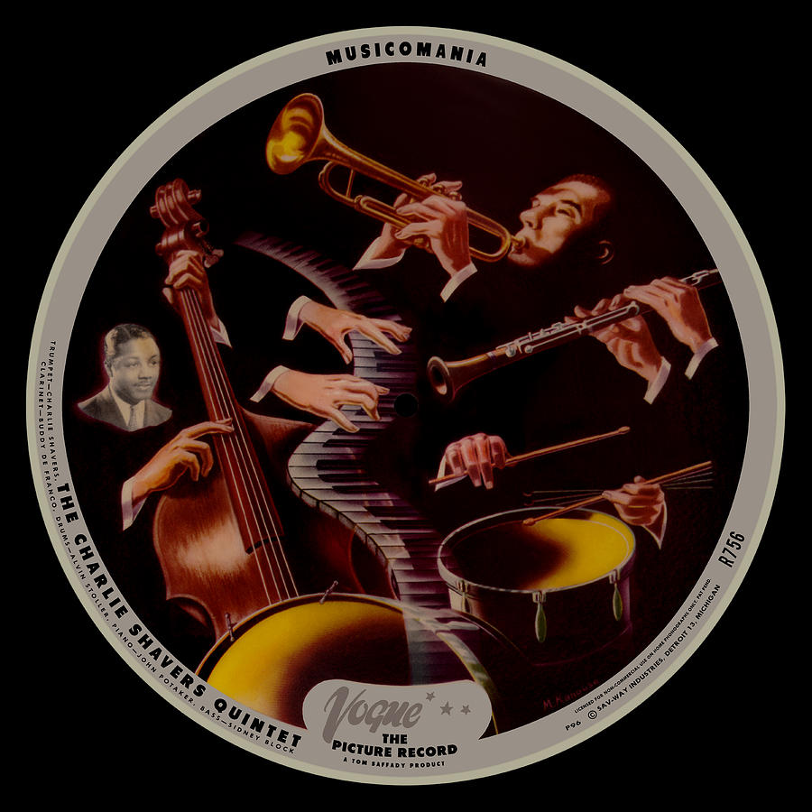 Vogue Digital Art - Vogue Record Art - R 756 - P 96 - Square Version by John Robert Beck Vogue Digital Art - Vogue Record Art - R 756 - P 96 - Square Version by John Robert Beck