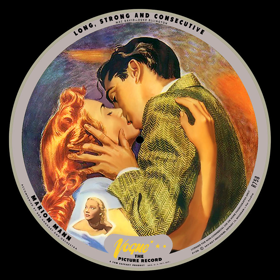 Vogue Digital Art - Vogue Record Art - R 758 - P 106 - Square Version by John Robert Beck Vogue Digital Art - Vogue Record Art - R 758 - P 106 - Square Version by John Robert Beck