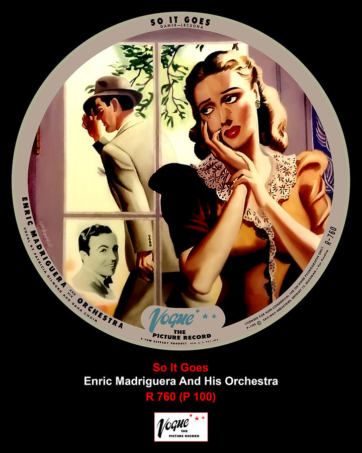 Vogue Digital Art - Vogue Record Art - R 760 - P 100 by John Robert Beck Vogue Digital Art - Vogue Record Art - R 760 - P 100 by John Robert Beck
