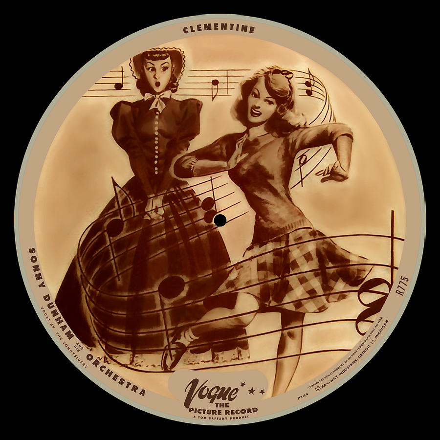 Vogue Digital Art - Vogue Record Art - R 775 - P 144 - Square Version by John Robert Beck Vogue Digital Art - Vogue Record Art - R 775 - P 144 - Square Version by John Robert Beck