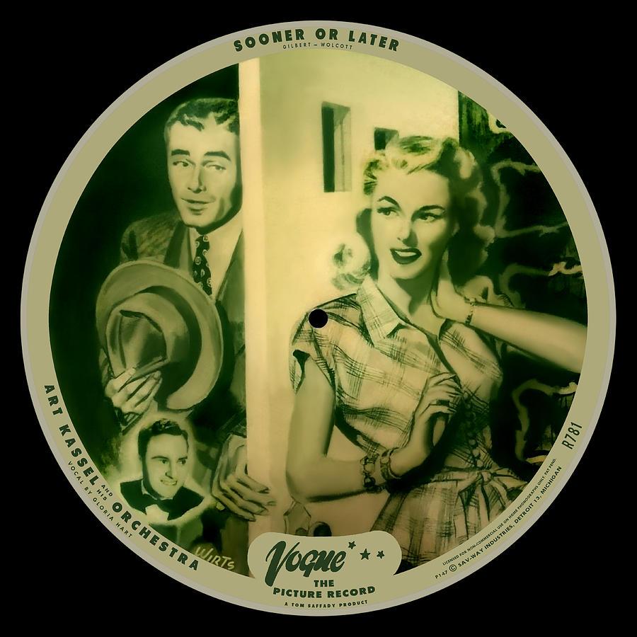 Vogue Digital Art - Vogue Record Art - R 781 - P 147 - Square Version by John Robert Beck Vogue Digital Art - Vogue Record Art - R 781 - P 147 - Square Version by John Robert Beck