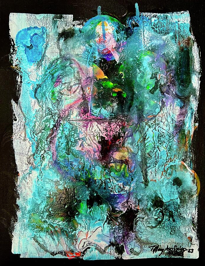 Abstract Mixed Media - Voices of Souls by Tiffany Arp-daleo