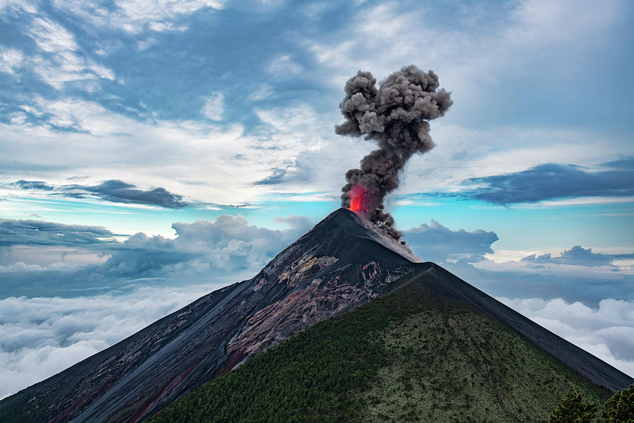 Volcan de Fuego #4 Photograph by Antonio Busiello - Fine Art America