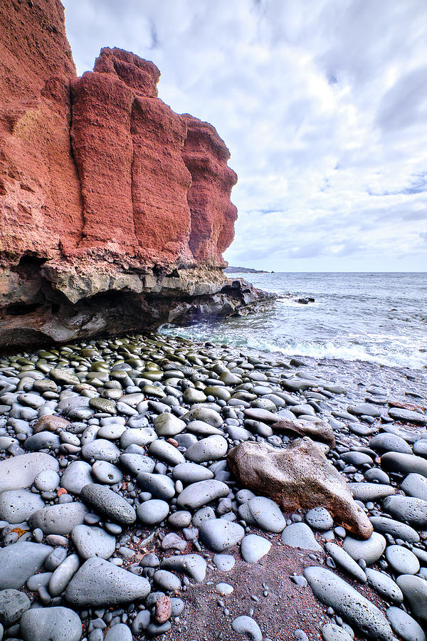 Volcanic coast. Volcanoes natural park. Lanzarote. Canary islands ...