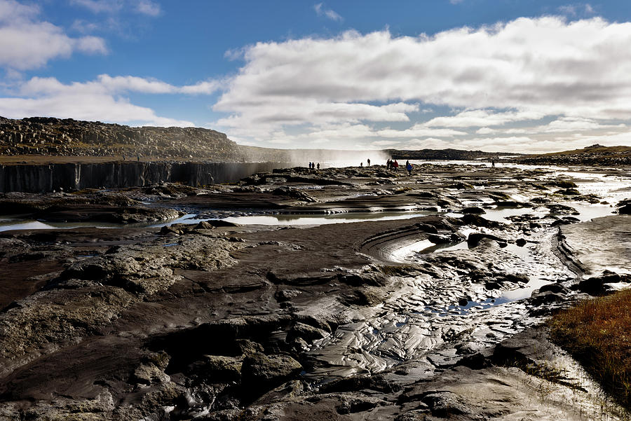 Volcanic landscape at Selfoss waterfall in Iceland Photograph by RicardMN Photography