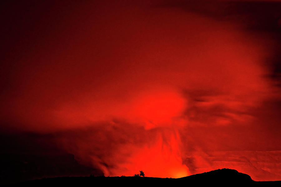 Volcanic Plume Day 1 September 2021 Eruption Photograph by Heidi Fickinger