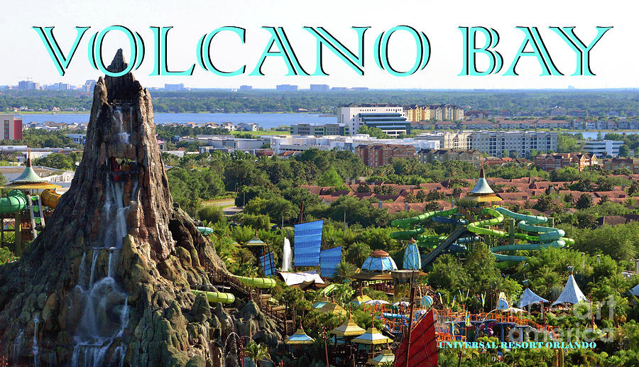 Volcano Bay panoramic poster Photograph by David Lee Thompson
