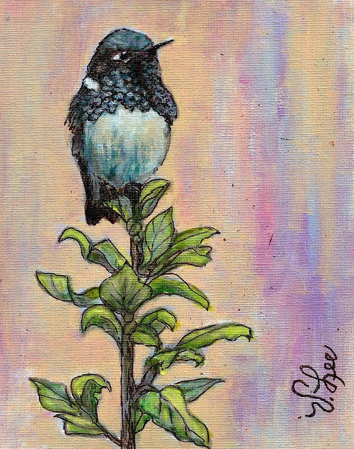 Volcano Hummingbird Painting by VLee Watson