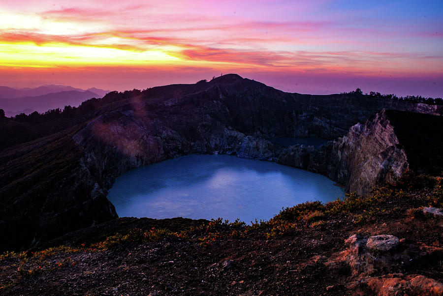 The Fire Of Heaven - Mount Kelimutu, Flores. Indonesia Photograph by Earth And Spirit