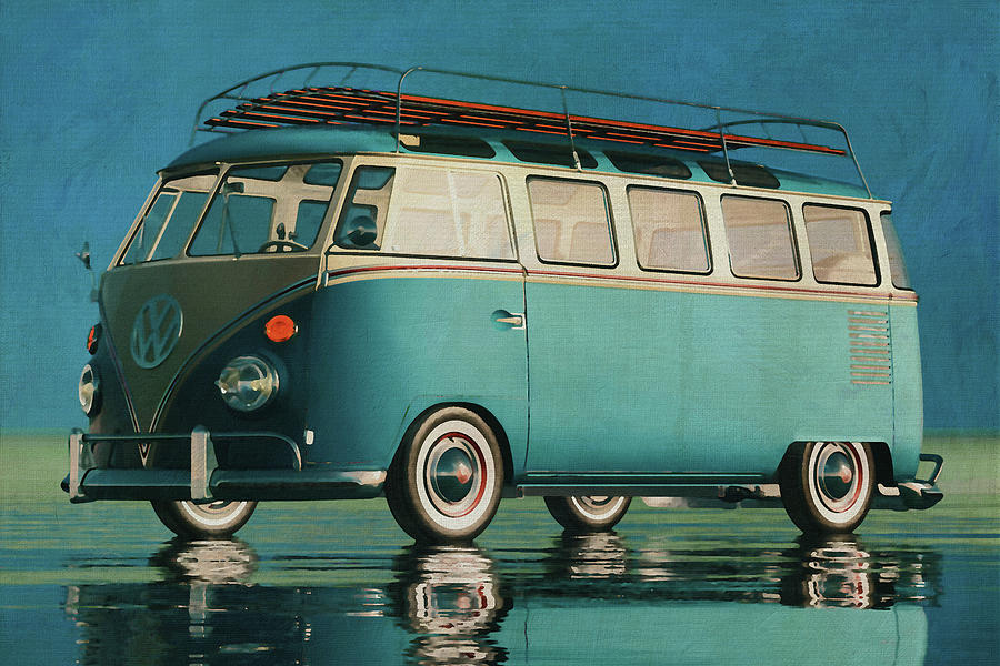 Volkswagen T1 From 1950 Digital Art by Jan Keteleer