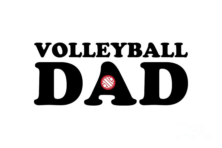 Volleyball Dad Digital Art