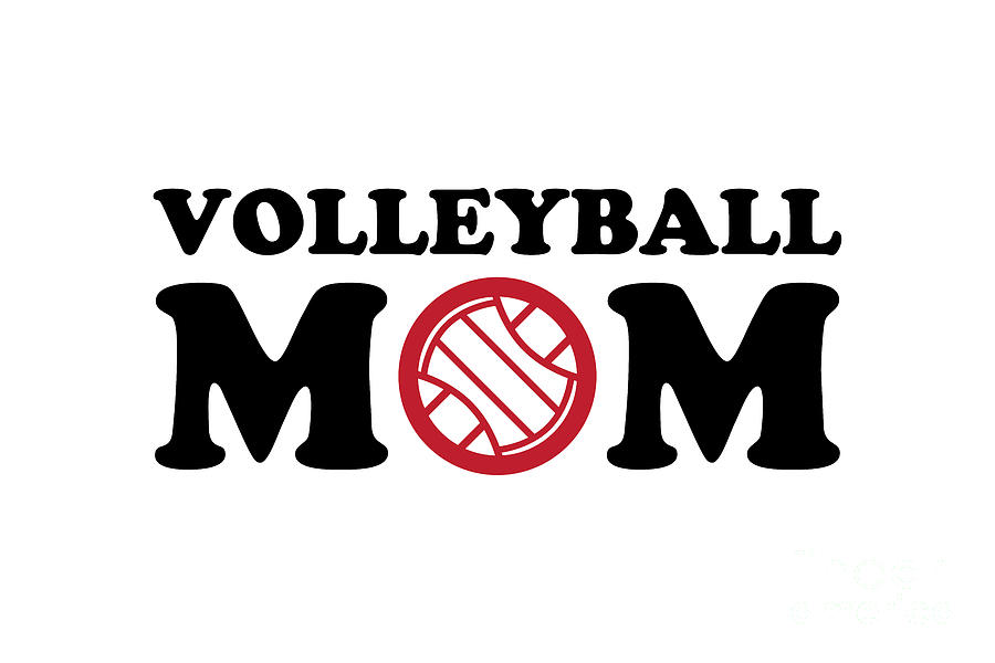 Volleyball Mom Digital Art