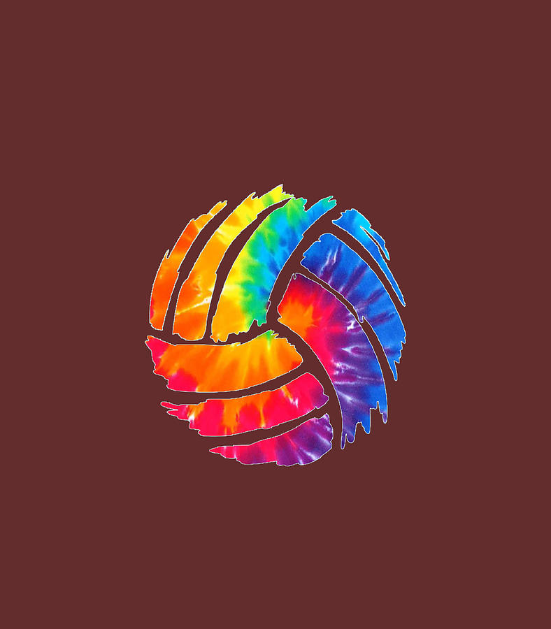 Volleyball Tie Dye Look n Girls Great Digital Art by Tomy Kerren - Fine ...