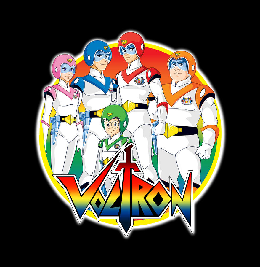 Voltron Defender of Universe All Crew Digital Art by Rizal Ahmad