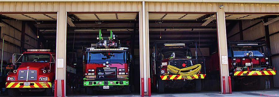 Volunteer Fire Station In Texas  Photograph by Rene Vasquez