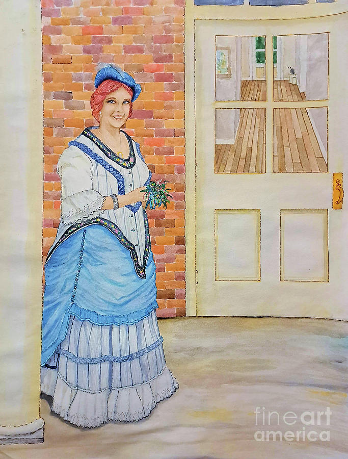 Volunteering at the Historic 1884 Dahlonega Jail Painting by Nicole Angell