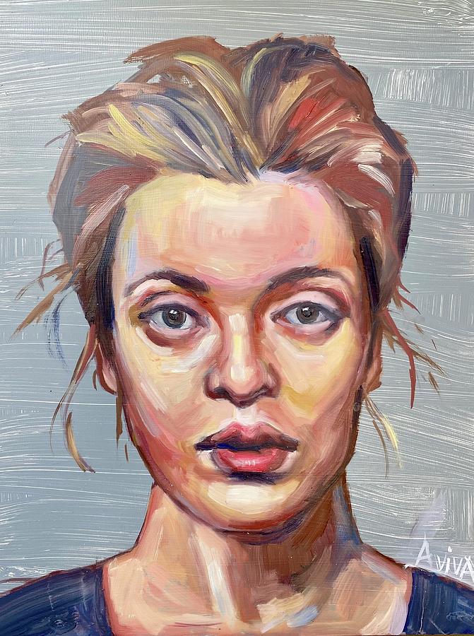 Portrait Painting - Von by Aviva Weinberg