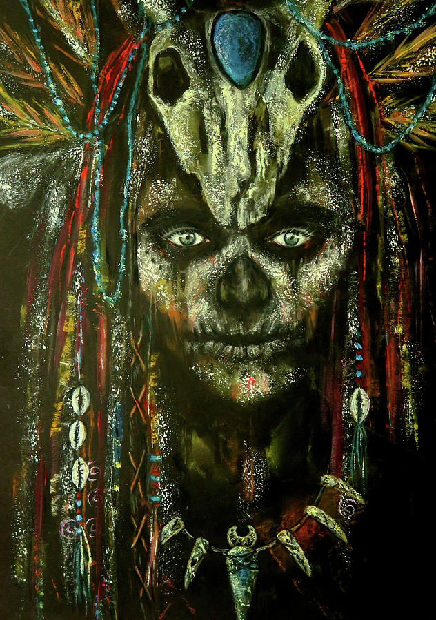 Voodoo Queen Pastel by Zoe Oakley