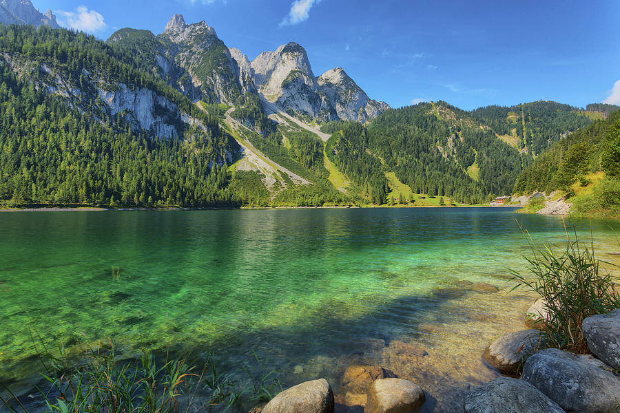 Vorderer Gosausee and Gosaukamm Photograph by Claudia Domenig - Pixels