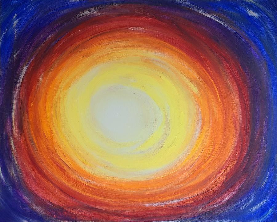 Acrylic Painting - Vortex by Crystal White