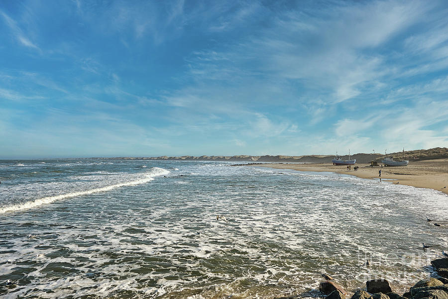 Vorupoer North sea coast in western Denmark Photograph by Frank Bach ...