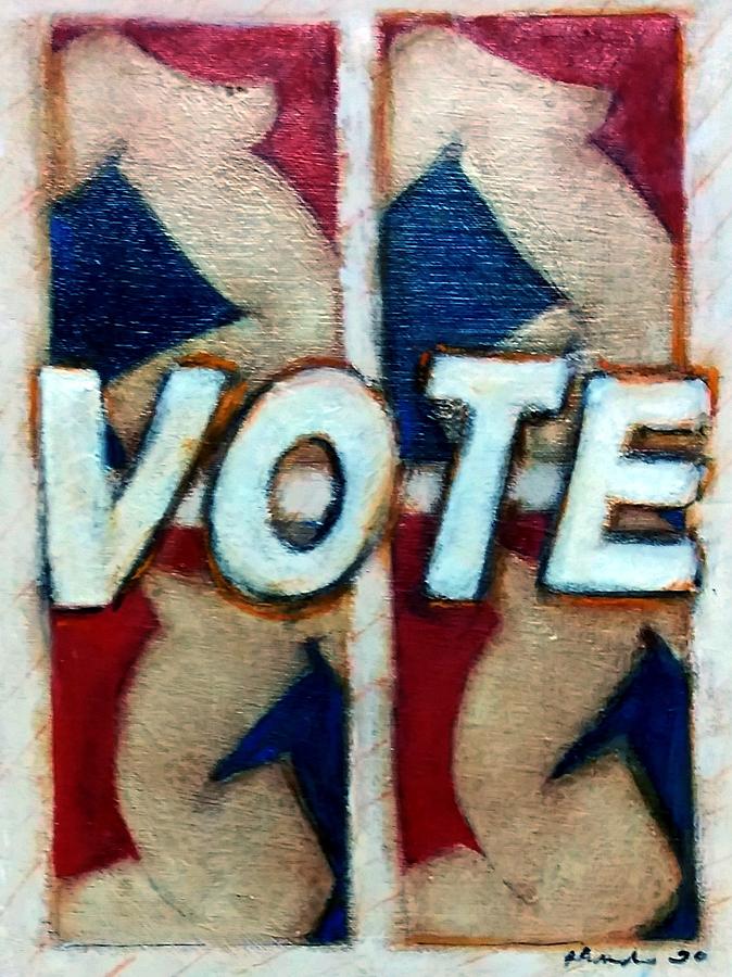 Vote Painting - Vote by Rene Hinds