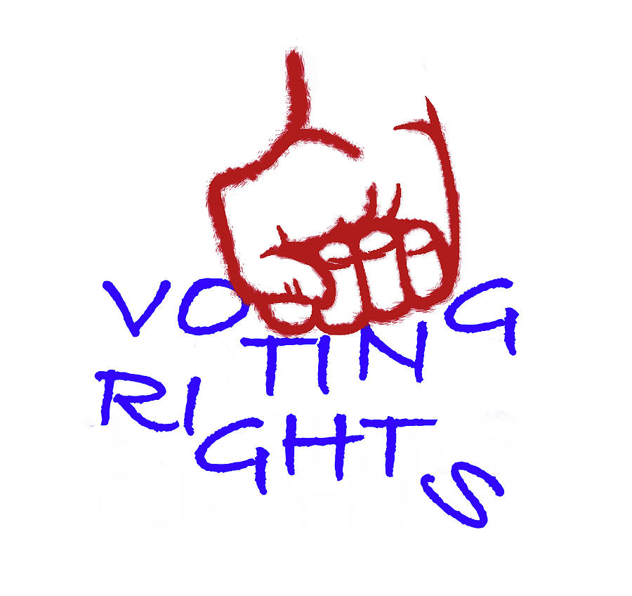 Voting Rights poster Digital Art by Izabela Anna Rak - Fine Art America