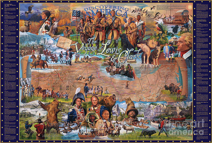 Voyage Of Lewis And Clark Painting by Randy Green