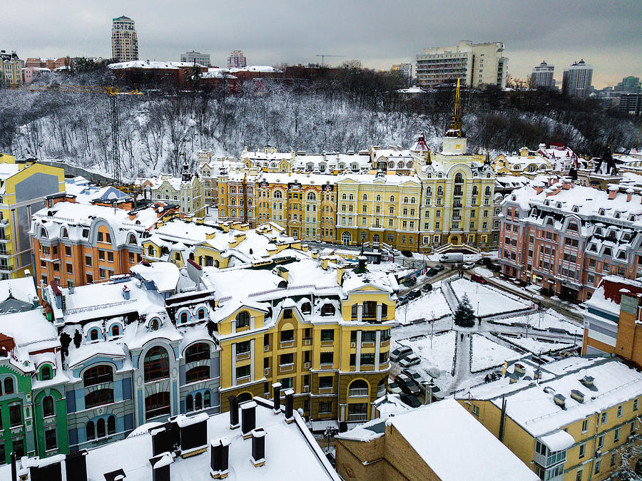 Vozdvizhenka in Kiev Photograph by Posnov