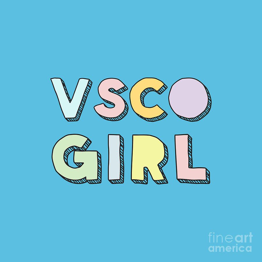 Vsco Girl Drawing by Daliman Budiyanto - Fine Art America