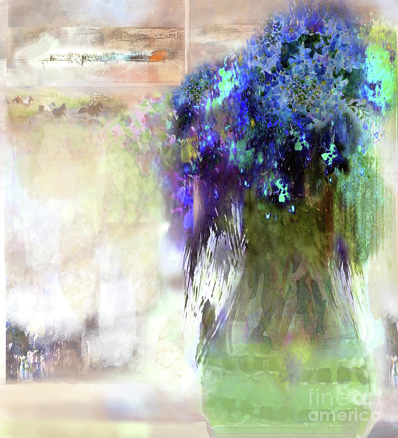 VUE A LA FENETRE- No 2- Time Flew Out the Window. Mixed Media by Zsanan Studio VUE A LA FENETRE- No 2- Time Flew Out the Window. Mixed Media by Zsanan Studio