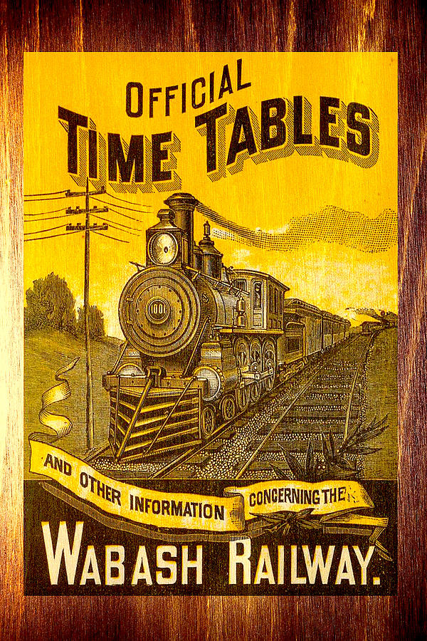 Wabash Railway Digital Art by Steven Parker