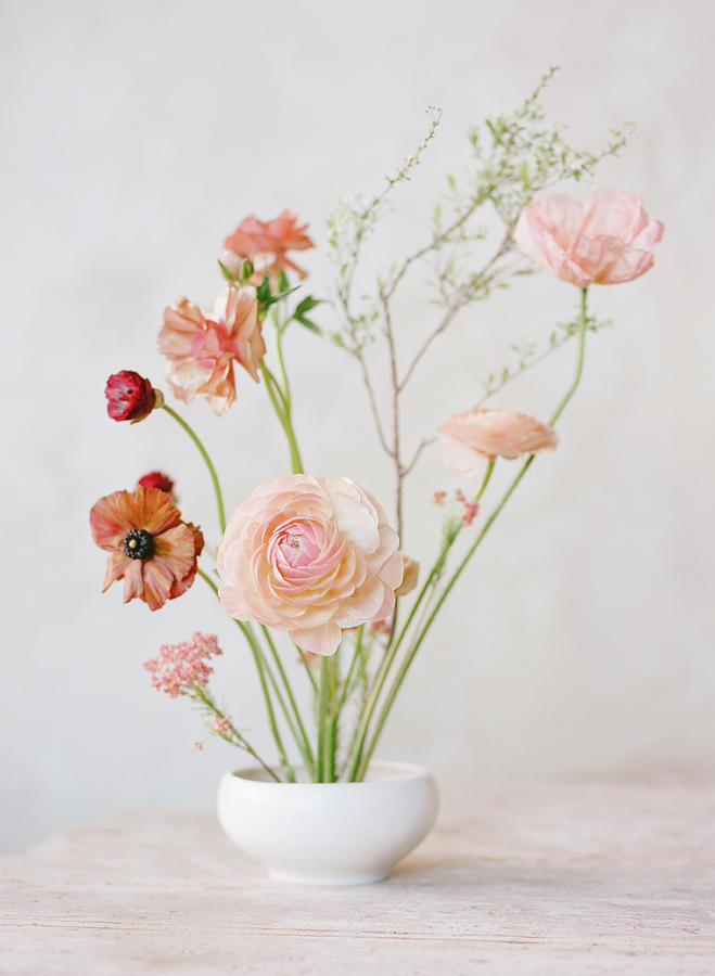 Wabi-sabi floral arrangement Photograph by Tanya Isaeva - Fine Art America