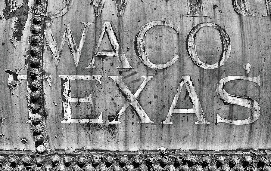 Waco Industrial Black and White Photograph by JC Findley