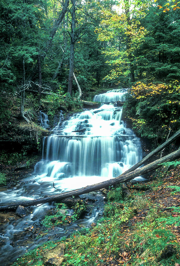 Wagner Falls in the UP Photograph by James C Richardson